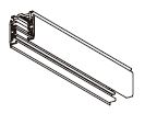Carril TRIF. 2m NEGRO