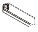 Carril TRIF. 3m BLANCO 