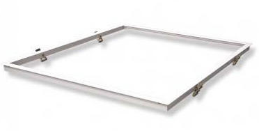 [PA312] Kit Marco Empotrar Panel ARON  30x120 Aluminio Blanco