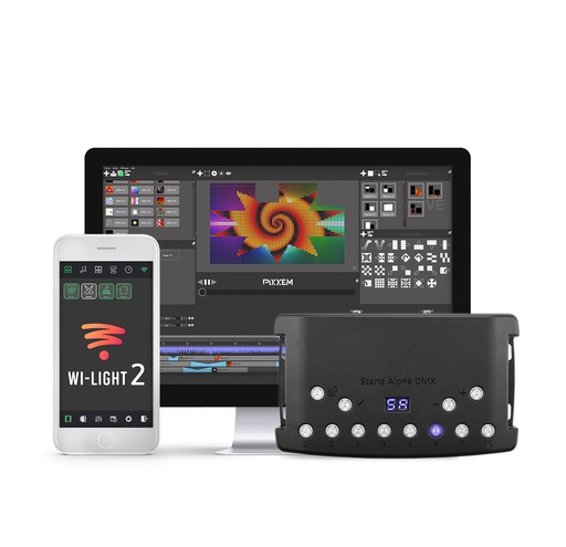 [CQSA-E-1024] Master DMX 1024 Ethernet y Software 
